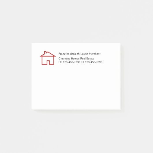 Aangepast Post-it® notes onroerend goed (Voorkant)