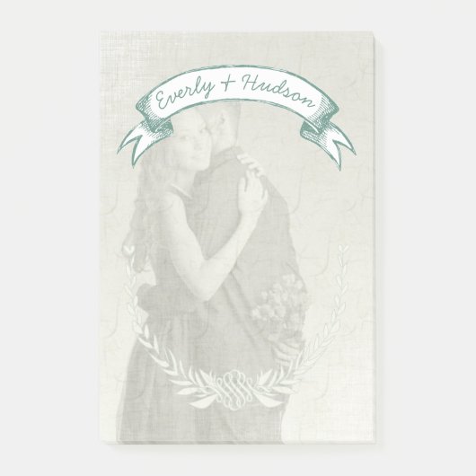 Aangepast Post-it® notes voor je fotoMongram (Voorkant)