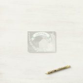 Aangepast Post-it® notes voor je fotoMongram (Op bureau)