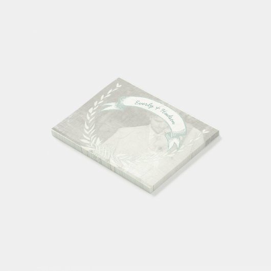 Aangepast Post-it® notes voor je fotoMongram (Schuin)