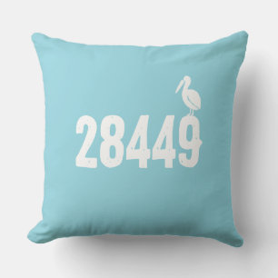 Aangepast postcode ontwerp met Pelican – gepersona Kussen