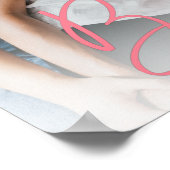 Aangepast Poster Aangepaste foto van Besties Roze (Hoek)