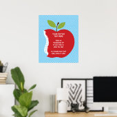 Aangepast Poster Apple Spine Chiropractic 20x24 (Thuiskantoor)