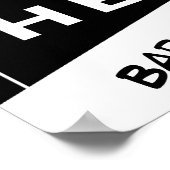 Aangepast Poster Baseball-fotokaart (Hoek)