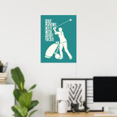 aangepast poster GOLF PLAYER (Thuiskantoor)
