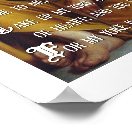 Aangepast Poster "Kom naar mij" (Hoek)