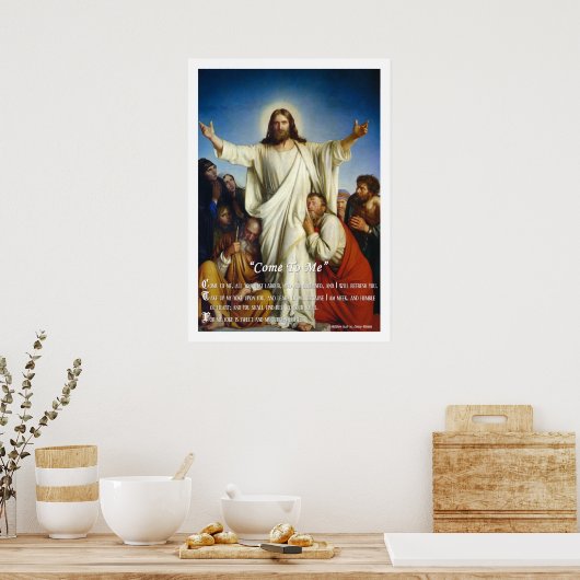 Aangepast Poster "Kom naar mij" (Keuken)