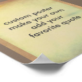 aangepast poster maakt uw eigen offerte toevoegen (Hoek)