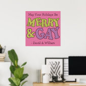 Aangepast poster Merry & Gay (Thuiskantoor)