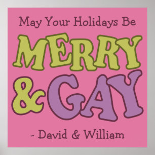 Aangepast poster Merry & Gay