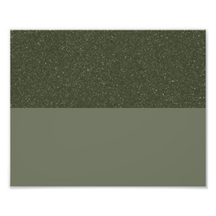 Aangepast Poster – Moss Green Textured Split