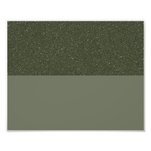 Aangepast Poster – Moss Green Textured Split (Voorkant)
