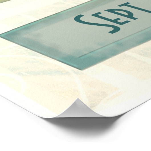 Aangepast Poster nieuwe baby / elke willekeurige l (Hoek)