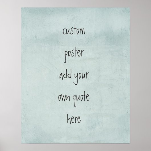 aangepast poster personaliseren met uw eigen offer (Voorkant)