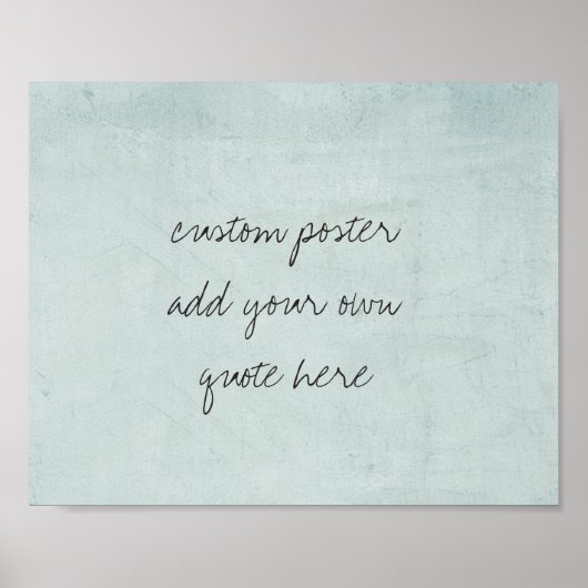 aangepast poster personaliseren met uw eigen offer (Voorkant)