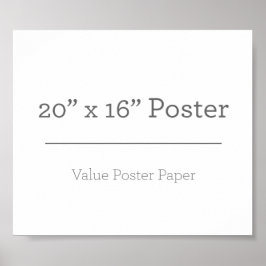 Aangepast Poster van 20 x 16