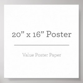Aangepast Poster van 20 x 16