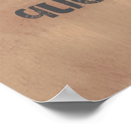 aangepast poster voegt uw eigen offerte toe (Hoek)