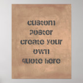 aangepast poster voegt uw eigen offerte toe (Voorkant)