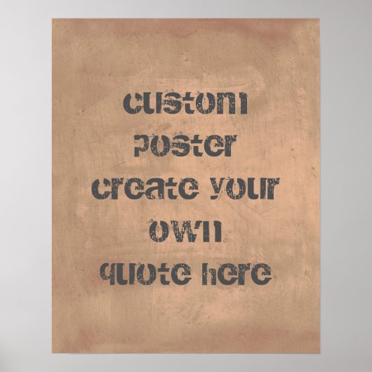 aangepast poster voegt uw eigen offerte toe (Voorkant)