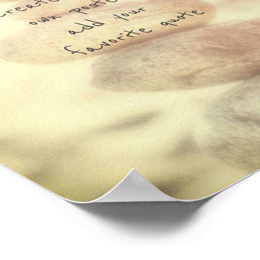 aangepast poster voegt uw eigen offerte toe (Hoek)