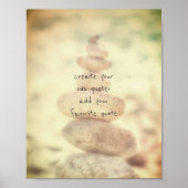 aangepast poster voegt uw eigen offerte toe (Voorkant)