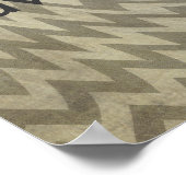 aangepast poster voegt uw eigen patroon van de cit (Hoek)