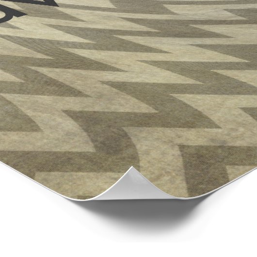 aangepast poster voegt uw eigen patroon van de cit (Hoek)