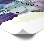 aangepast poster voegt uw eigen waterverf toe (Hoek)