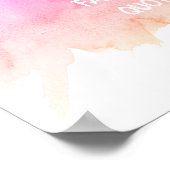 aangepast poster voegt uw eigen waterverf toe (Hoek)