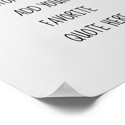 aangepast poster voegt uw waterverf toe (Hoek)