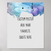 aangepast poster voegt uw waterverf toe (Voorkant)