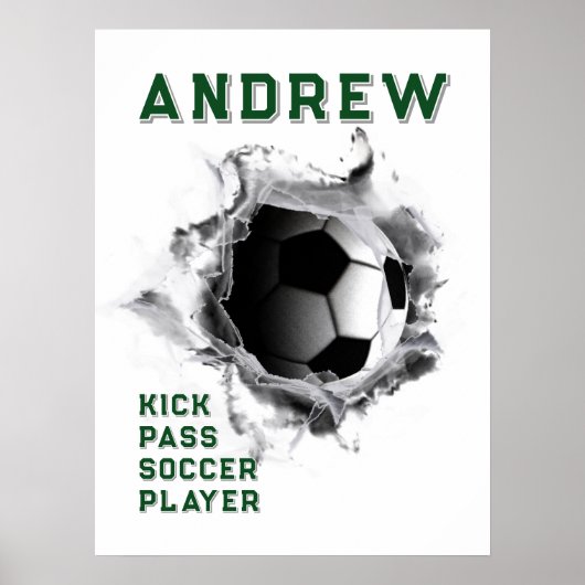 Aangepast Poster Voetbal (Voorkant)