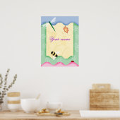 Aangepast Poster voor bloemen (Keuken)