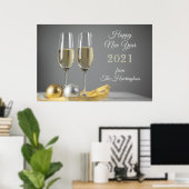 Aangepast poster voor Champaign Party voor tekst (Thuiskantoor)