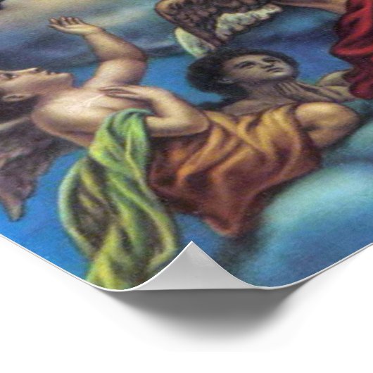 Aangepast Poster voor de meest Heilige Drieventig (Hoek)