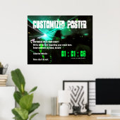 Aangepast Poster voor EVENT-partij (Thuiskantoor)