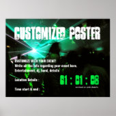 Aangepast Poster voor EVENT-partij (Voorkant)
