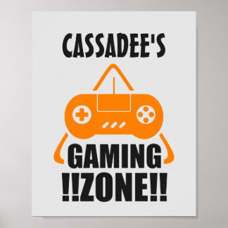 Aangepast Poster voor gamezone