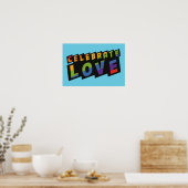 aangepast poster voor gevierde liefde (Keuken)