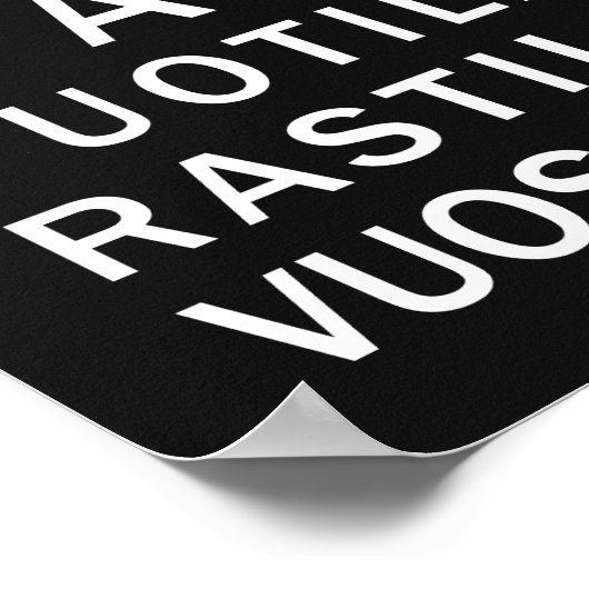 Aangepast poster voor Helsinki Metro Scroll (Hoek)