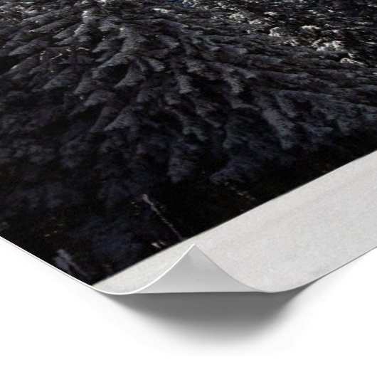 Aangepast poster voor het winterluchtruim (Hoek)