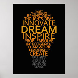 Aangepast poster voor Inspirerend lamp