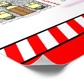 Aangepast Poster voor kerstadvertentieregeling (Hoek)