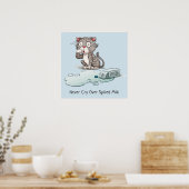 Aangepast poster voor kleurdrogen (Keuken)