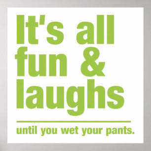 Aangepast poster voor kleuren binnen FUN & LAUGHS