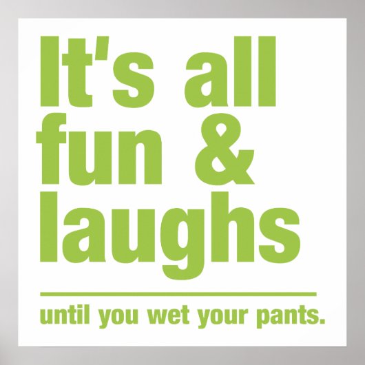 Aangepast poster voor kleuren binnen FUN & LAUGHS (Voorkant)