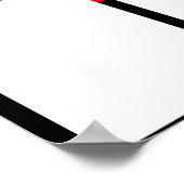 Aangepast poster voor kleurenweergave van maand (Hoek)