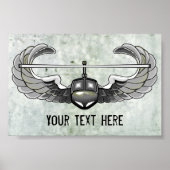 Aangepast Poster voor luchtaanvallen (Voorkant)