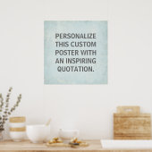 Aangepast Poster voor offerte, inspirerend (Keuken)